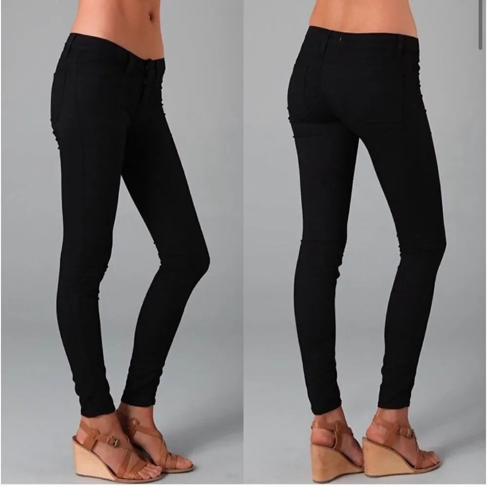 J Brand 901 Jean Pitch Leggings size 30 black